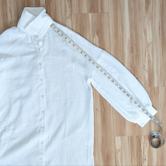 Princess Polly Sienna Button-Down White Shirt - Picture 5 of 9